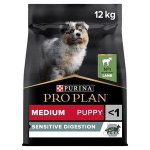 PRO PLAN Medium Puppy Dry Dog Food Sensitive Digestion Rich in Lamb 12kg. Free Delivery at PetShop